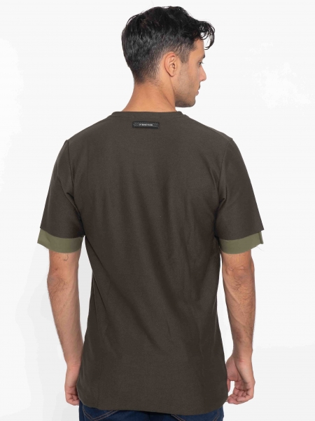 NINETEEN T-shirt X22-1055 Χακί